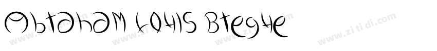 Abraham Louis Bregue字体转换